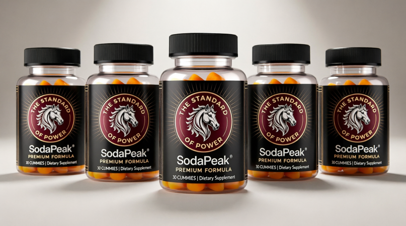 SodaPeak best value package with six bottles of 30 gummies each for a 180 day supply